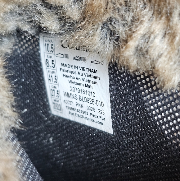 Columbia Women's Black Quilted Winter Boots Size 10.5 - Picture 10 of 11